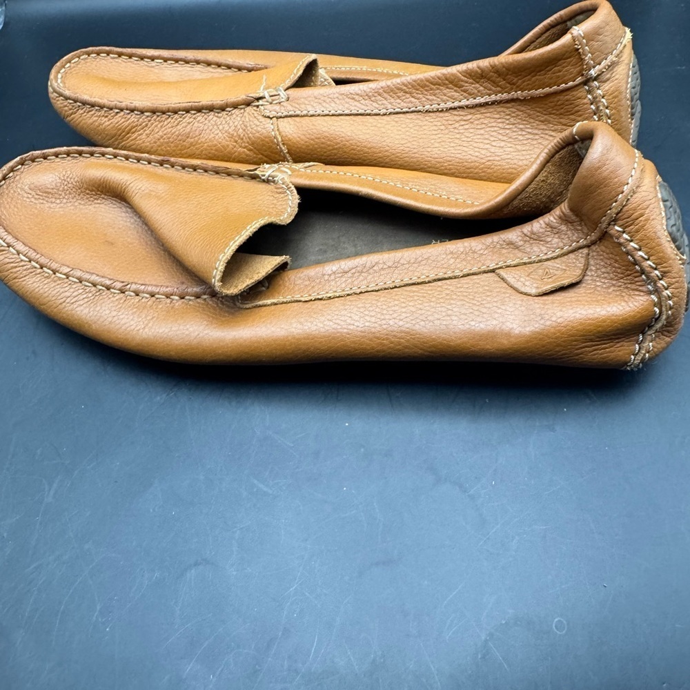 Sperry Wave Driver Venetian Loafer Slip On Tan Leather Mens 11.5 - Picture 4 of 16